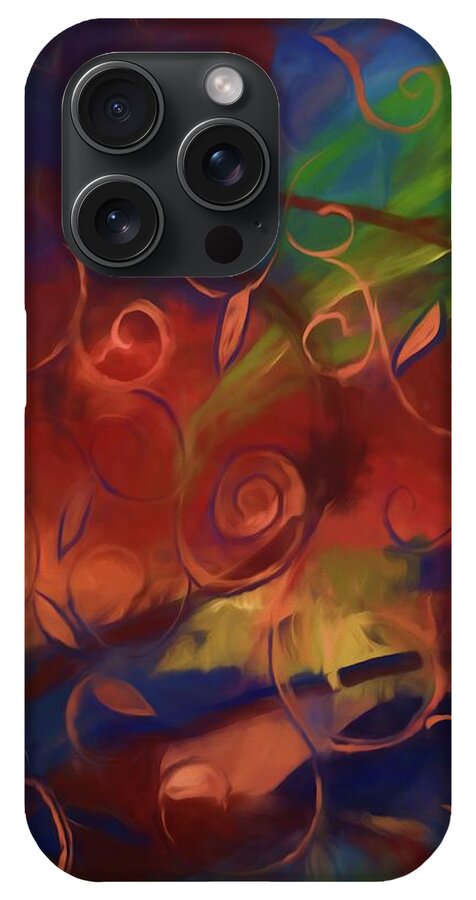 Abstract Fall Swirls - Phone Case