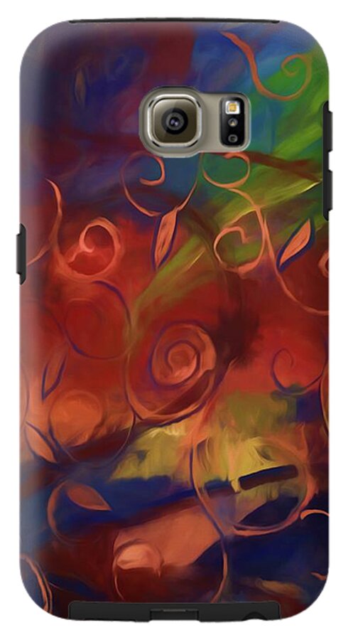 Abstract Fall Swirls - Phone Case