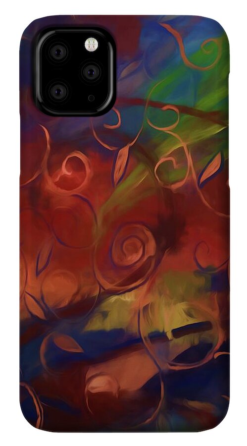 Abstract Fall Swirls - Phone Case