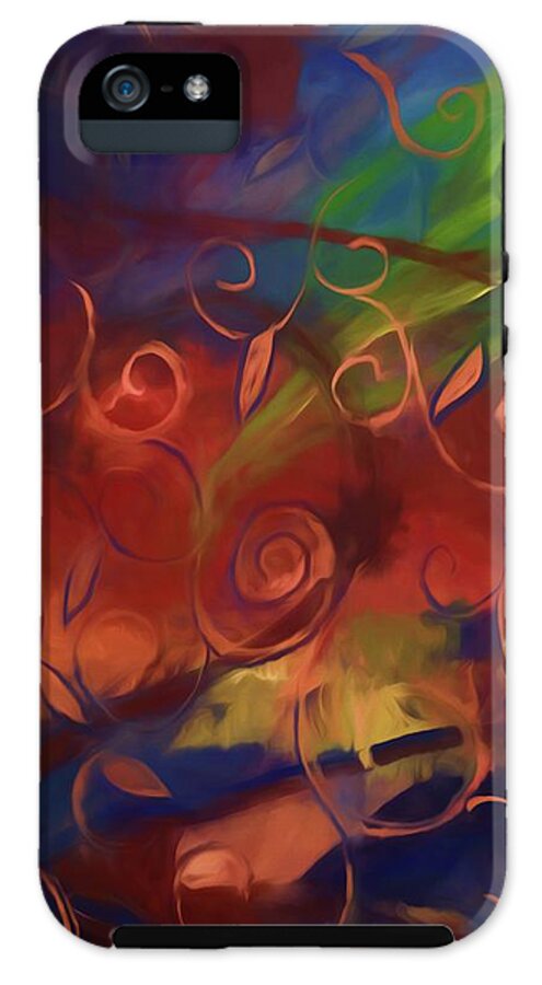 Abstract Fall Swirls - Phone Case
