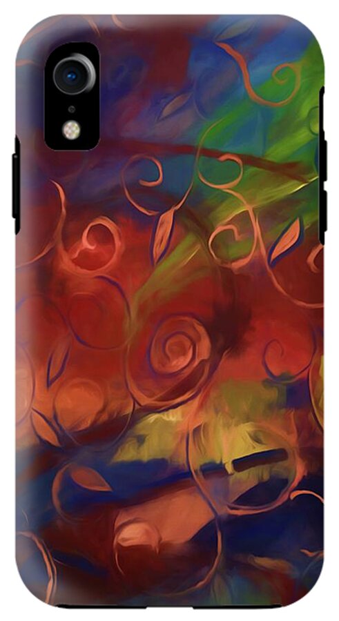 Abstract Fall Swirls - Phone Case