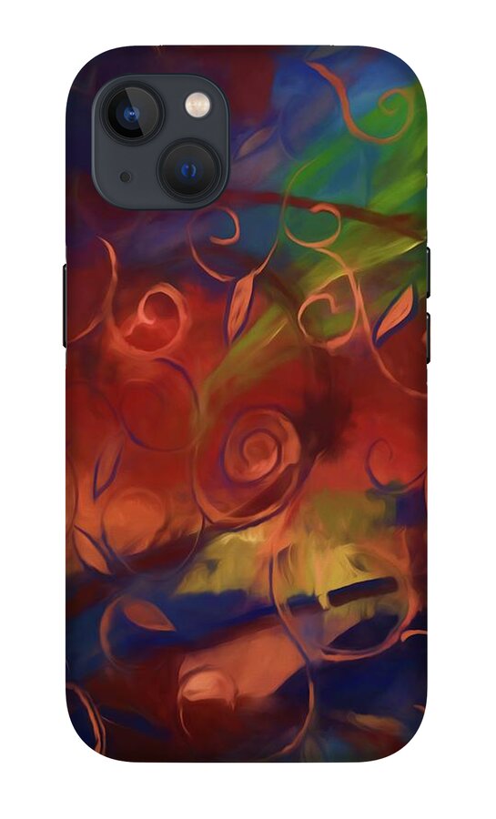 Abstract Fall Swirls - Phone Case