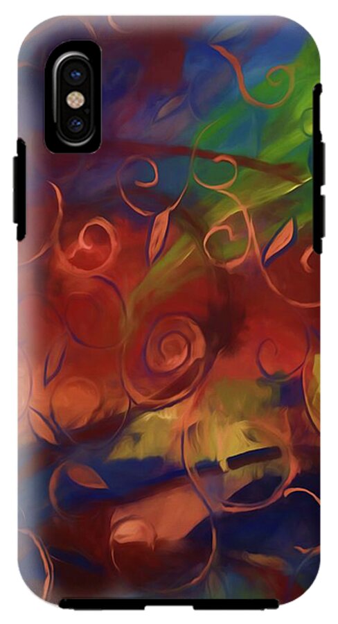 Abstract Fall Swirls - Phone Case