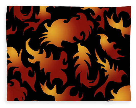 Abstract Flames Pattern - Blanket