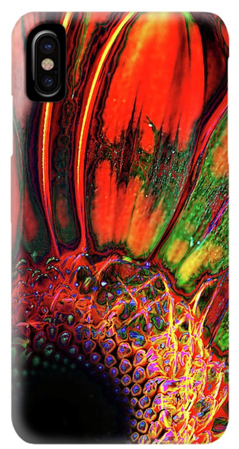 Abstract Orange Daisy - Phone Case