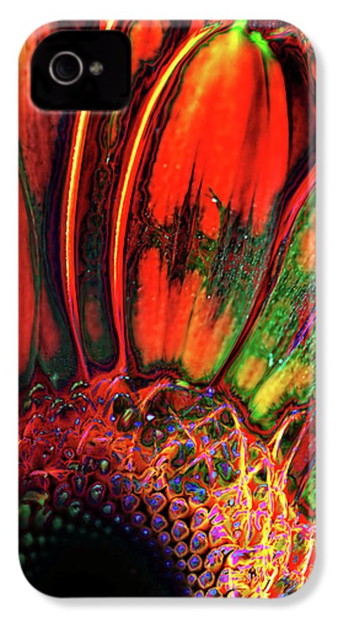 Abstract Orange Daisy - Phone Case