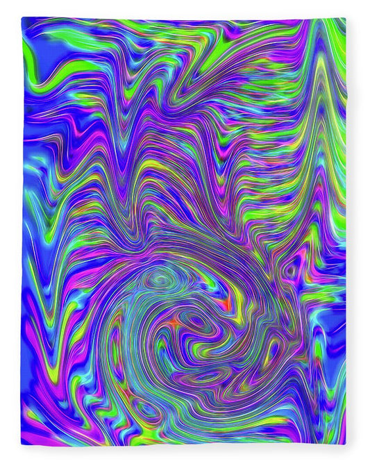 Abstract With Blue - Blanket