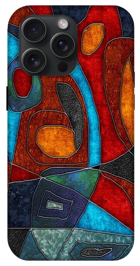 Abstract With Heart - Phone Case