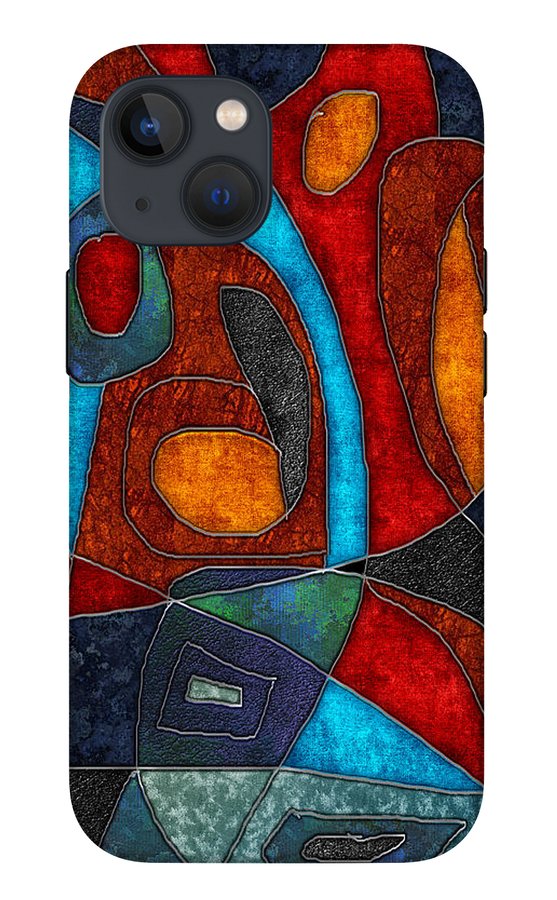 Abstract With Heart - Phone Case