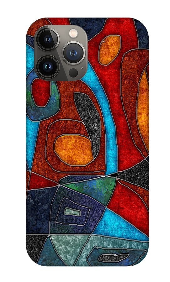 Abstract With Heart - Phone Case