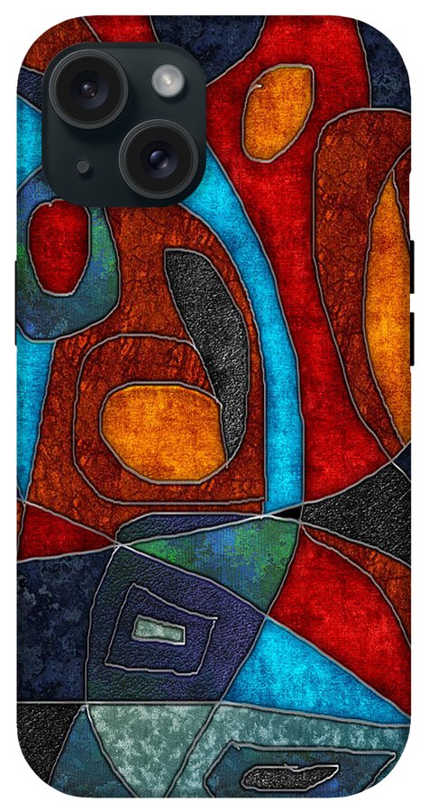 Abstract With Heart - Phone Case