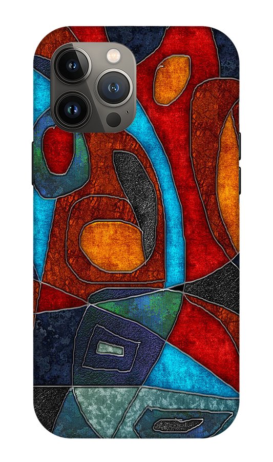 Abstract With Heart - Phone Case
