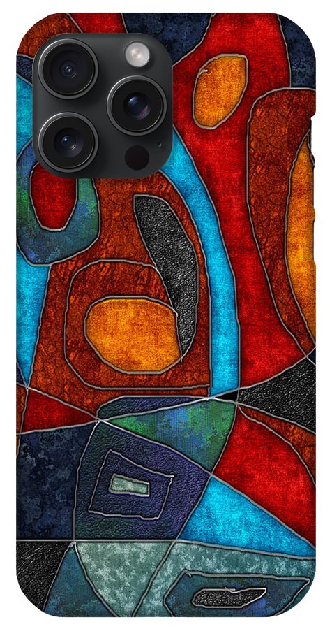 Abstract With Heart - Phone Case