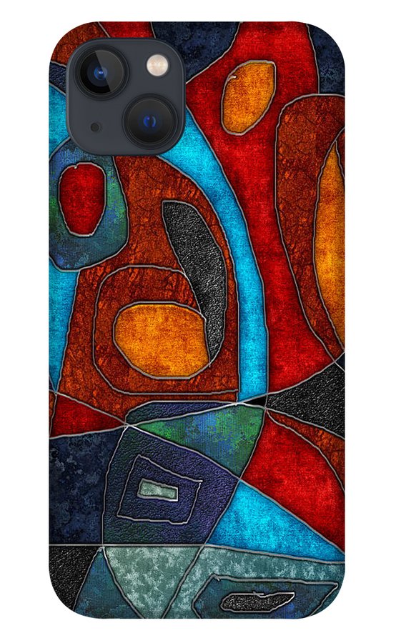 Abstract With Heart - Phone Case