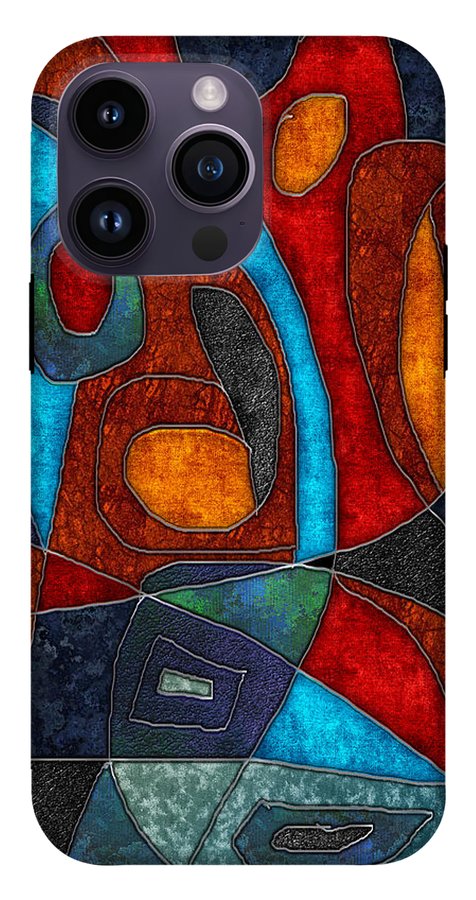 Abstract With Heart - Phone Case
