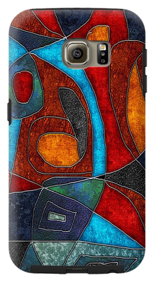 Abstract With Heart - Phone Case