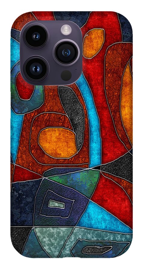 Abstract With Heart - Phone Case