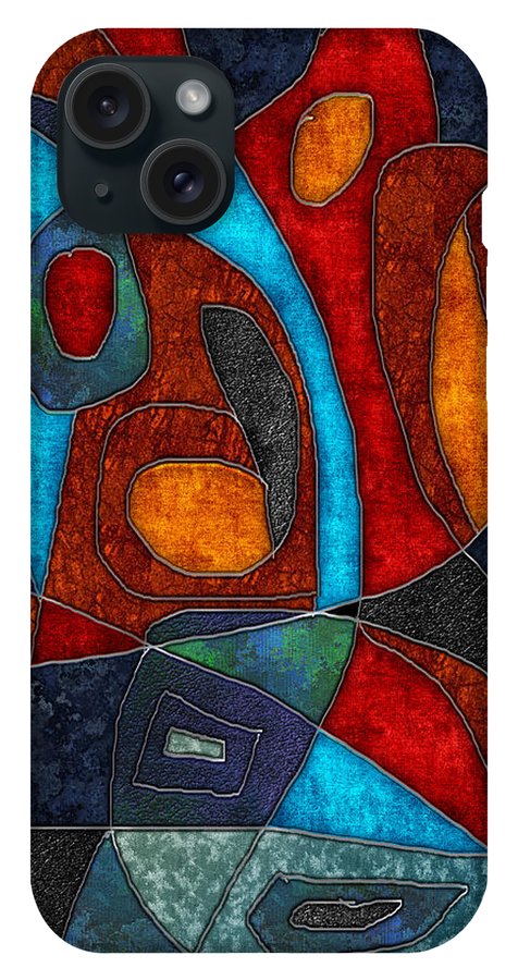 Abstract With Heart - Phone Case