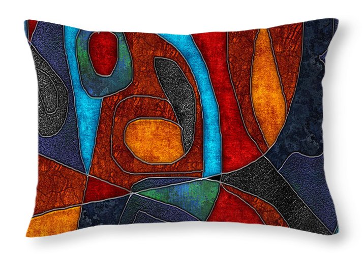 Abstract With Heart - Throw Pillow