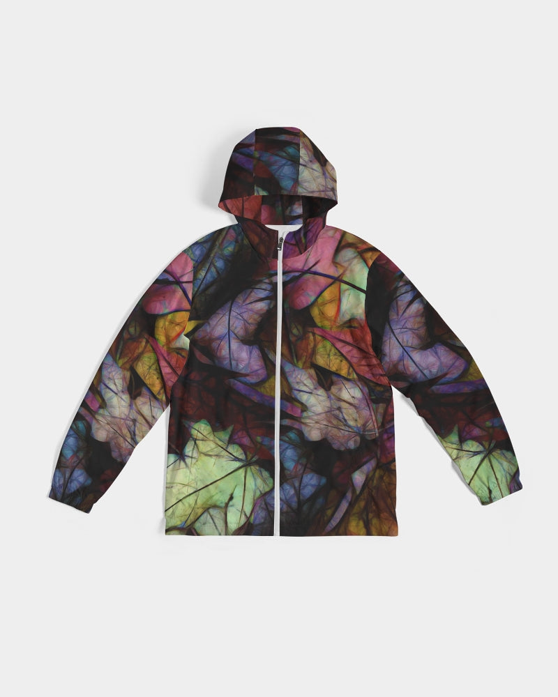 Fall Leaves Abstract Men's Windbreaker