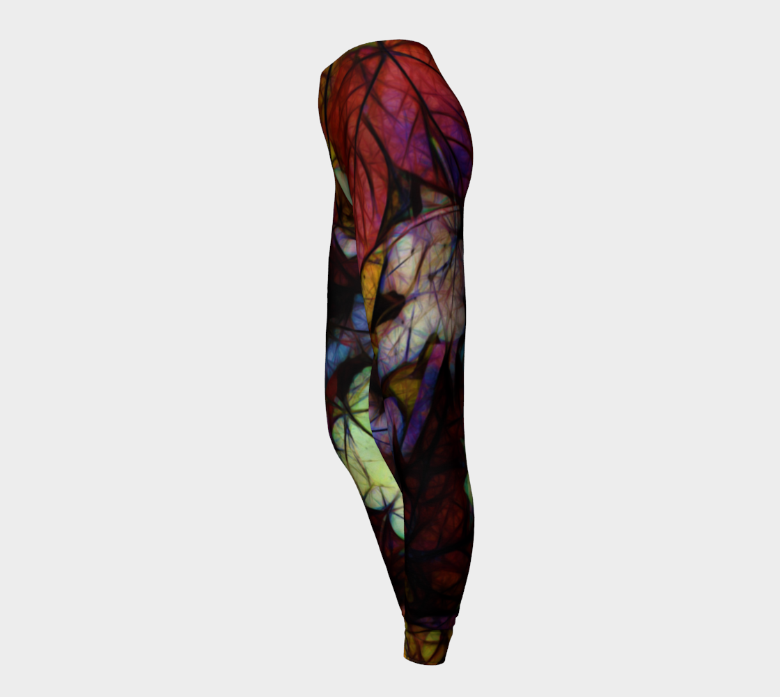Fall Leaves Abstract Leggings