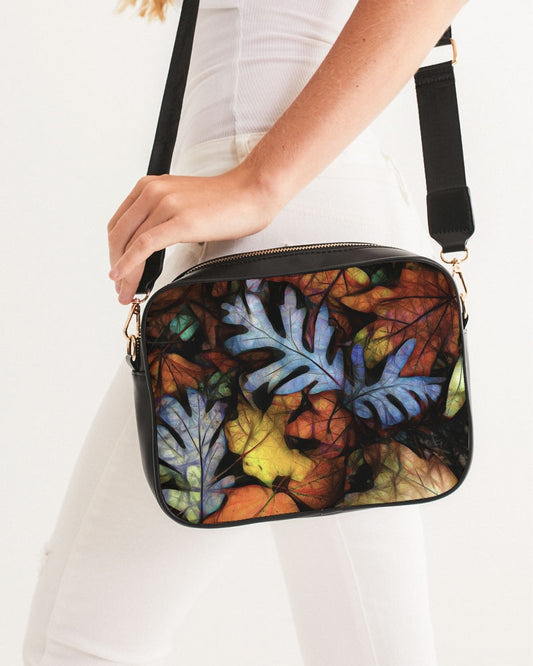 Mid October Leaves Crossbody Bag