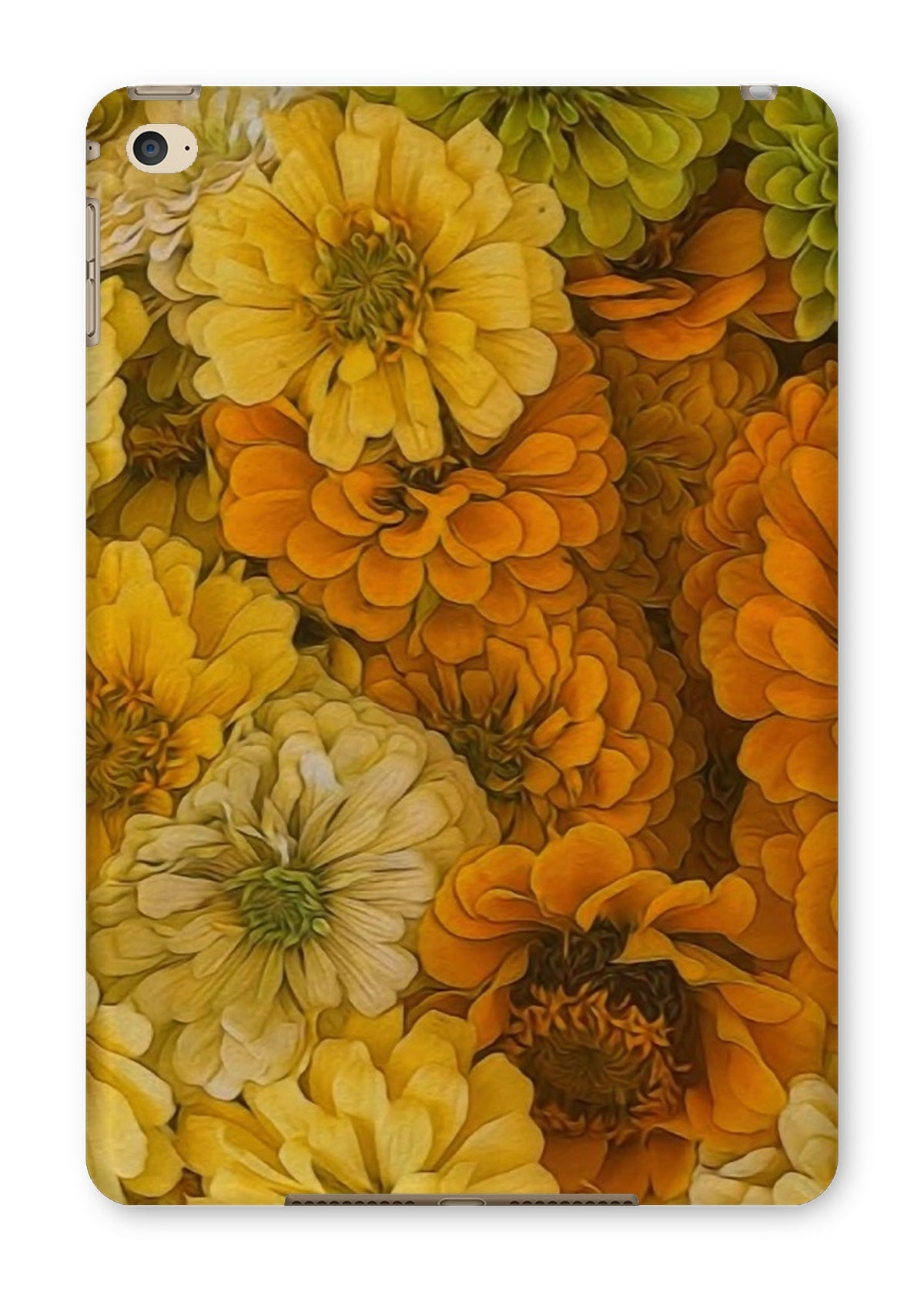 Yellow Zinnias Tablet Cases