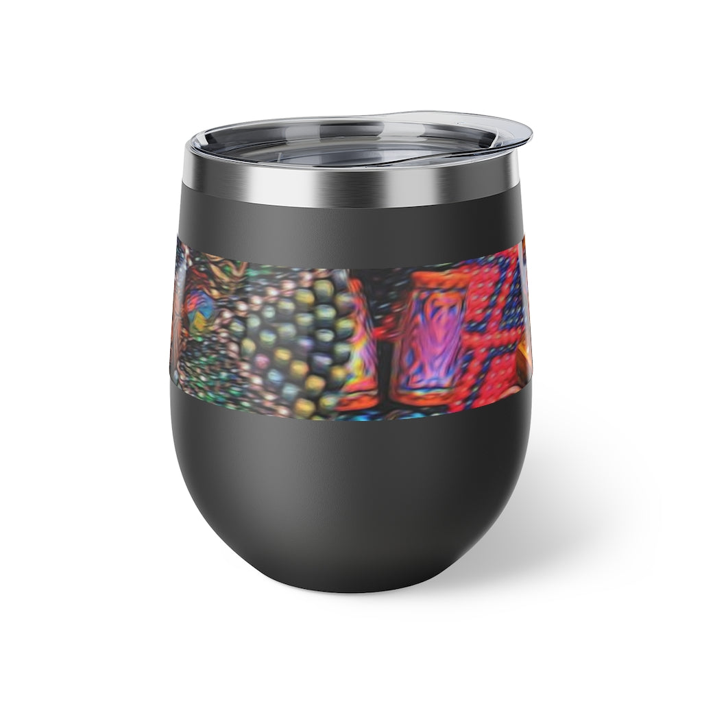 Beaded Jewelry Copper Vacuum Insulated Cup, 12oz