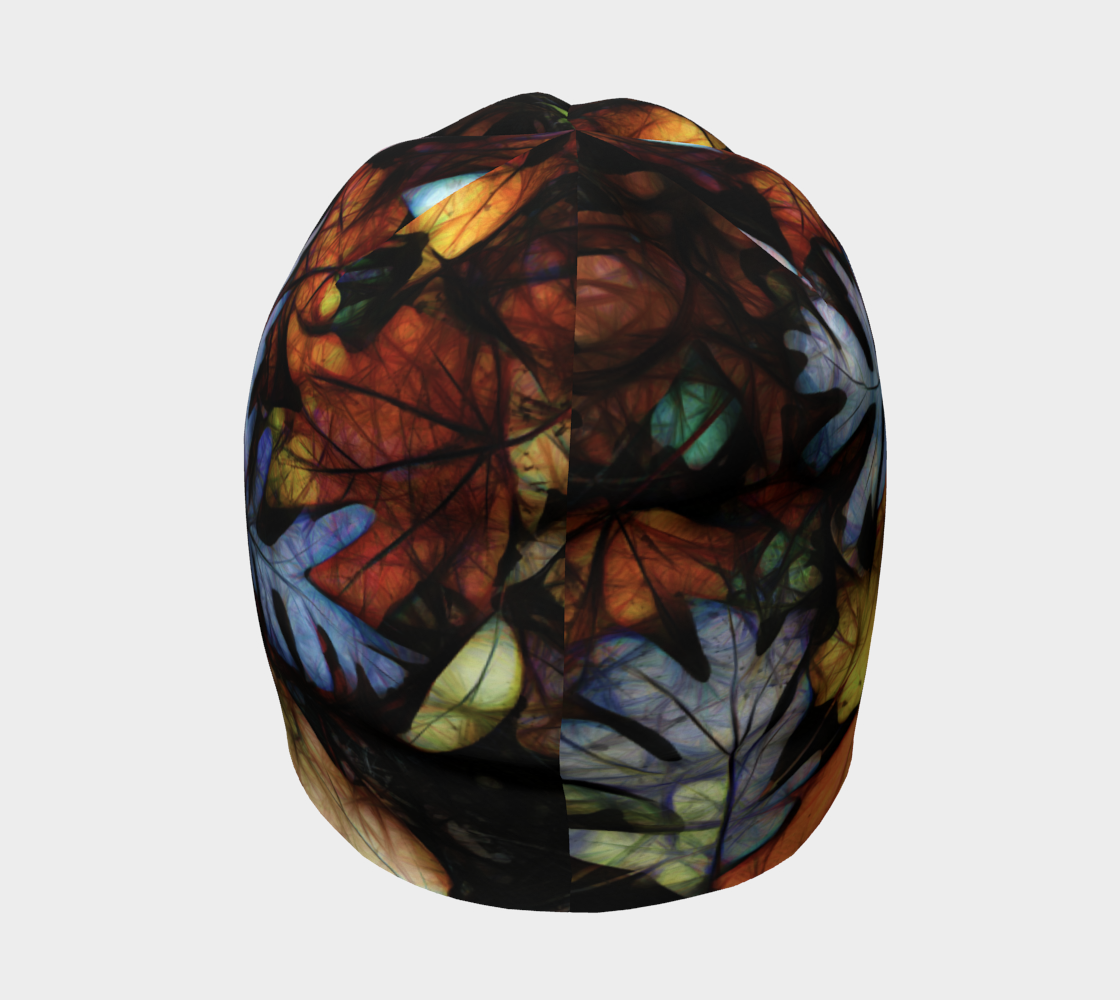 Mid October Leaves Beanie Hat