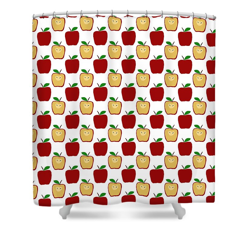 Apple Polkadots - Shower Curtain