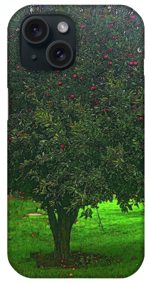 Apple Tree With Red Ripe Apples - Phone Case