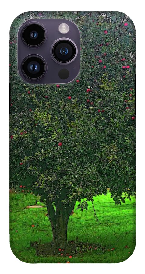 Apple Tree With Red Ripe Apples - Phone Case