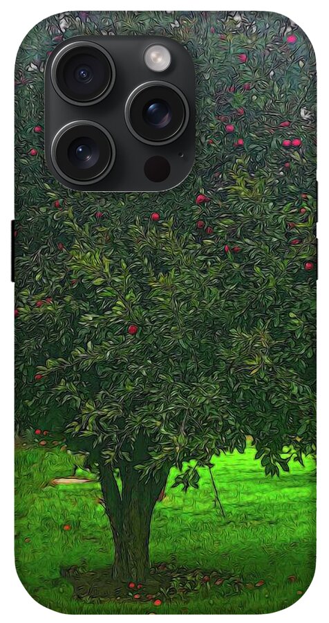 Apple Tree With Red Ripe Apples - Phone Case