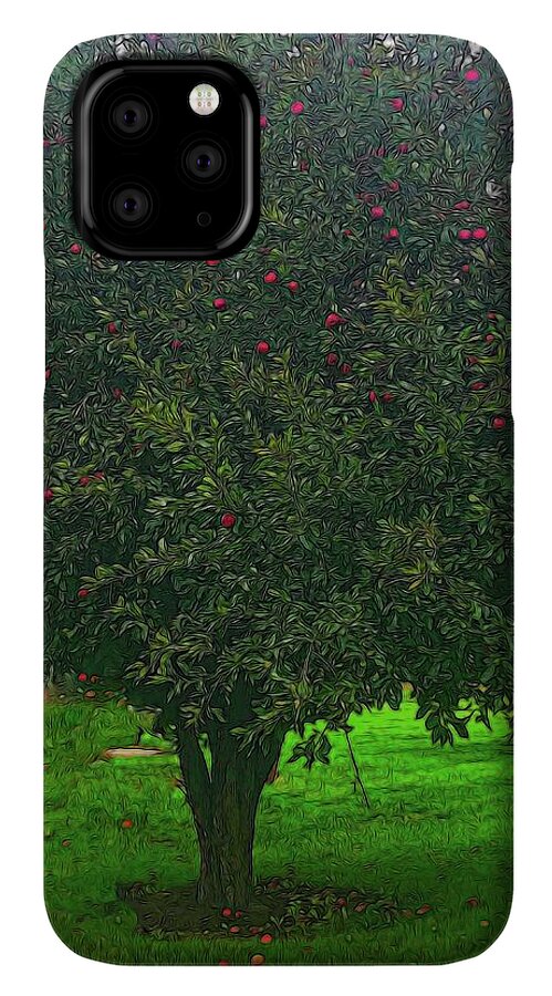 Apple Tree With Red Ripe Apples - Phone Case