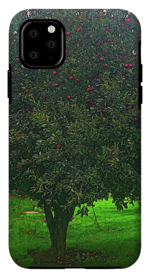 Apple Tree With Red Ripe Apples - Phone Case