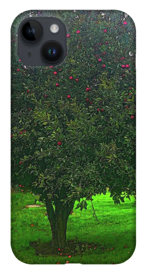 Apple Tree With Red Ripe Apples - Phone Case