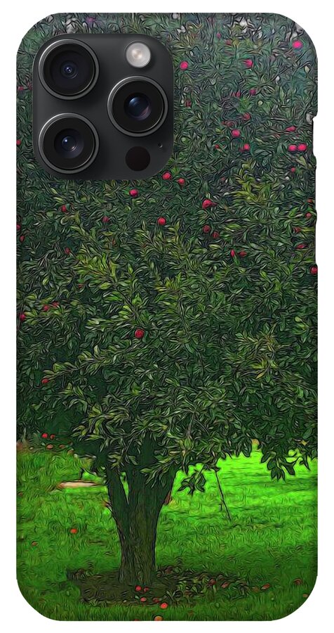Apple Tree With Red Ripe Apples - Phone Case