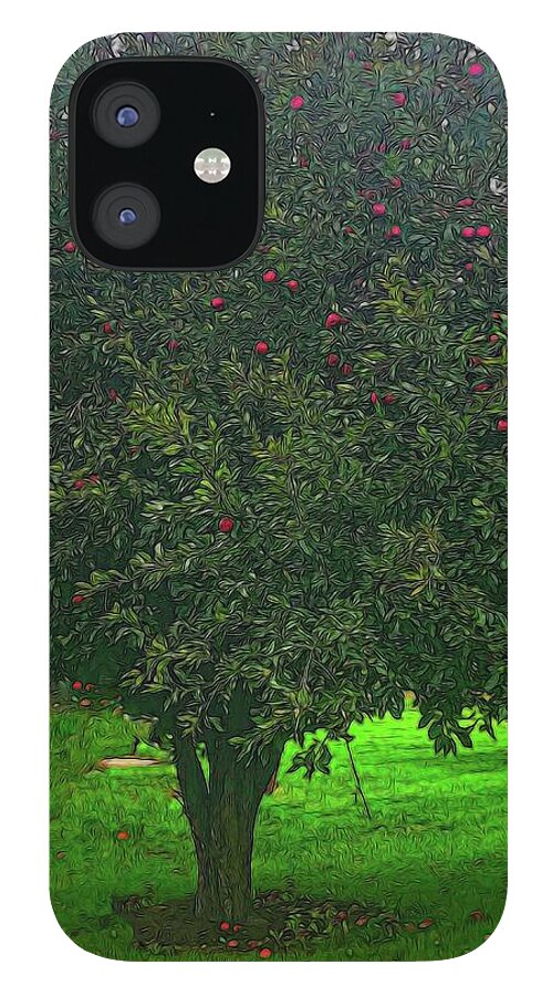 Apple Tree With Red Ripe Apples - Phone Case