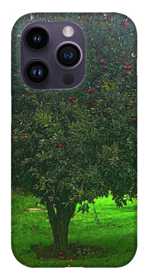 Apple Tree With Red Ripe Apples - Phone Case