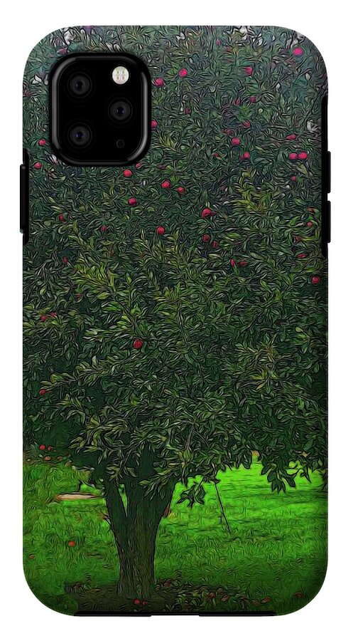 Apple Tree With Red Ripe Apples - Phone Case