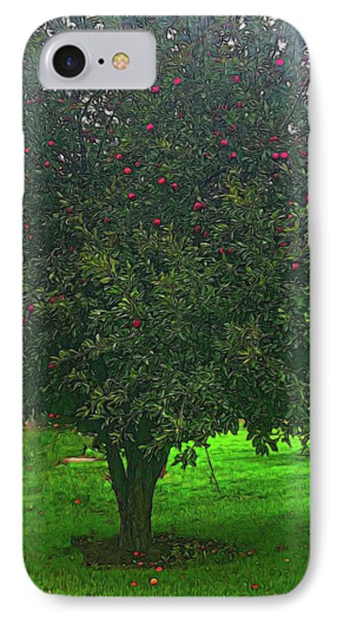 Apple Tree With Red Ripe Apples - Phone Case