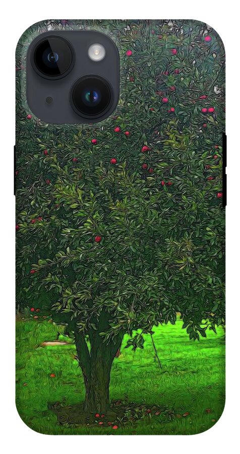 Apple Tree With Red Ripe Apples - Phone Case