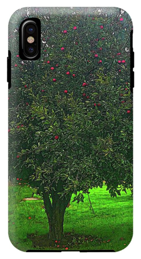 Apple Tree With Red Ripe Apples - Phone Case