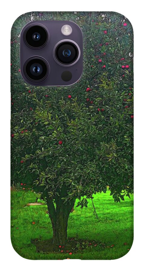 Apple Tree With Red Ripe Apples - Phone Case