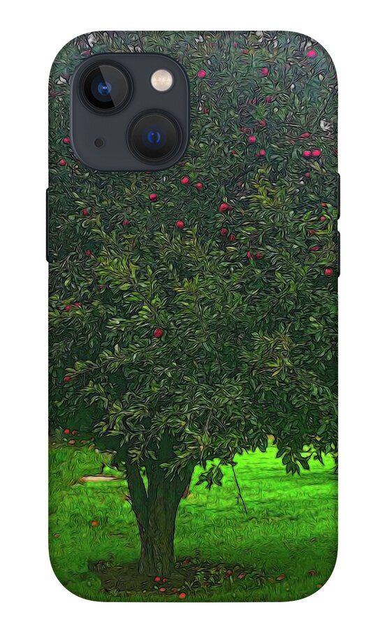 Apple Tree With Red Ripe Apples - Phone Case
