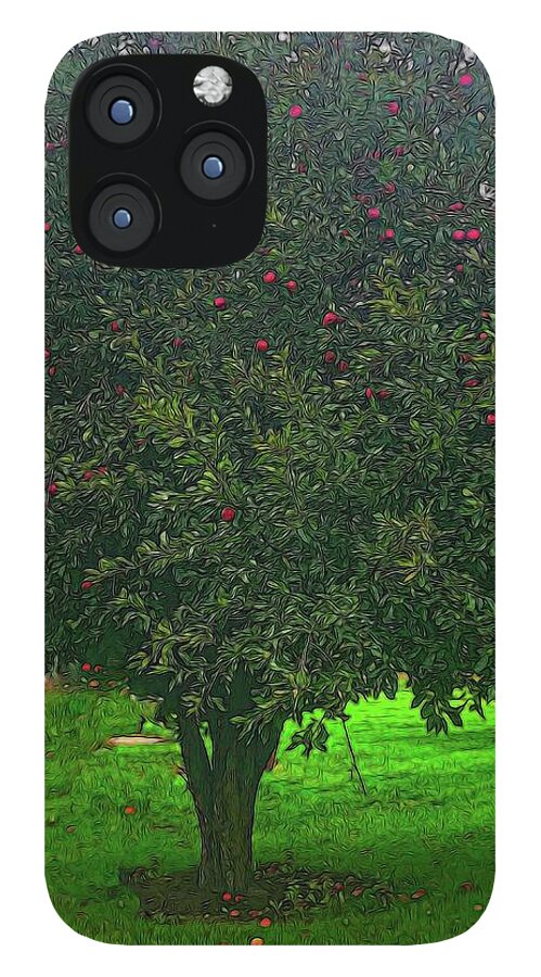 Apple Tree With Red Ripe Apples - Phone Case
