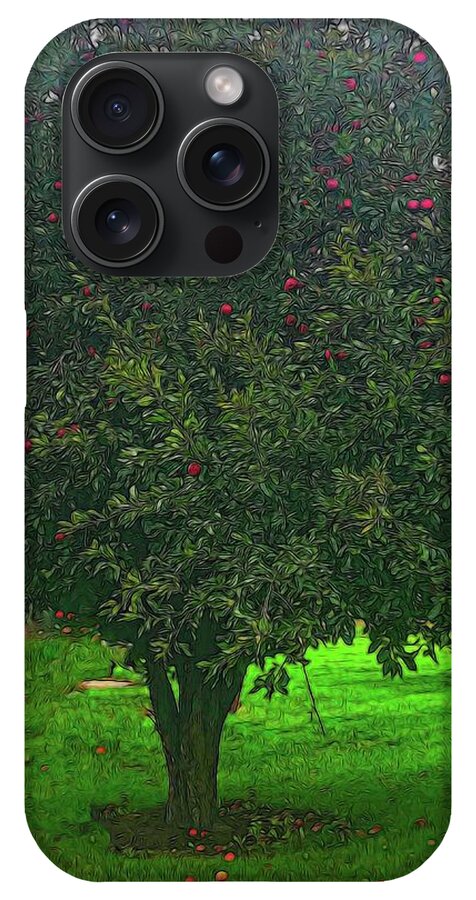 Apple Tree With Red Ripe Apples - Phone Case