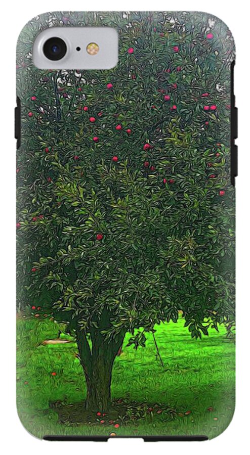 Apple Tree With Red Ripe Apples - Phone Case