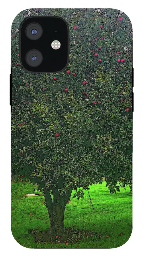 Apple Tree With Red Ripe Apples - Phone Case