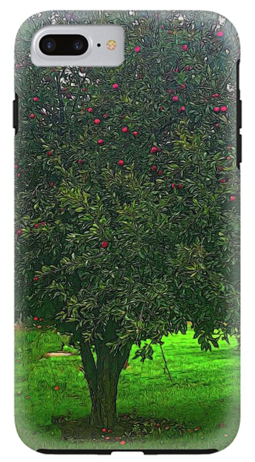 Apple Tree With Red Ripe Apples - Phone Case